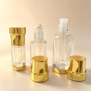 Empty 3ml 6ml 12ml Attar Roll on Bottle with Zamac Cap Arabic Oud Perfume Bottles Glass Stick in Seperate