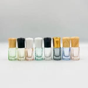 Empty 3ml Essential Oil Perfume Roller Ball Bottles Glass Roll on Bottle with Cap for Cosmetic Packaging