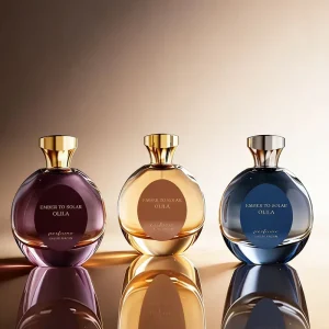 Empty 50ml 100ml Spray Pump Cap Set Stylish Packaging Custom Unique Luxury Glass Perfume Bottle Screen Printing