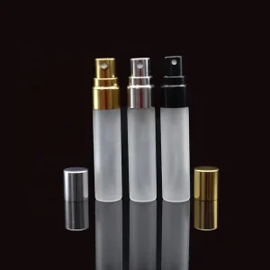 Empty Amber Glass Perfume Atomizer Spray Bottle 2ml 3ml 5ml 10ml Portable Clear Frosted Glass Fine Mist Sprayer Perfume Bottle