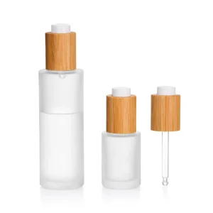 Empty Cuticle Oil Essential Oil Body Oil Container 30ml 50ml 100ml Frosted Glass Dropper Bottle