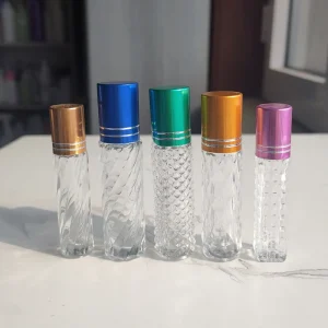 Empty Essential Oil Perfume Glass Roll on Bottle