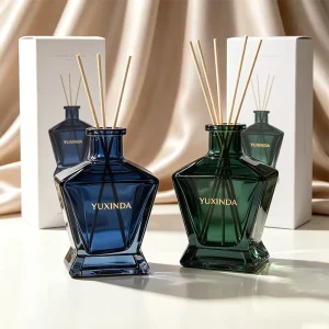Empty Glass Aromatherapy Diffuser Bottles with Stems Reed Fragrance Vase Home Decor Essential Oil Perfume Container