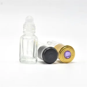 Empty Glass Roller Bottle 3ml 6ml 12ml Attar Perfume Oil for Skin Care Serum Roll on Sealing Type