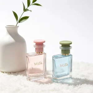 Empty Luxury Glass Perfume Spray Bottle 30ml/100ml Fine Mist with Screw Cap in Box