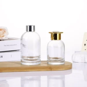 Empty Refillable Glass Bottle Aluminum Cap 50ml 100ml Aromatherapy Storage Container Gift Fragrance Accessories