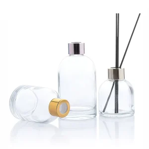 Empty Refillable Glass Diffuser Bottle 100ml 120ml 150ml 200ml Aromatherapy Storage Container Fragrance Accessories