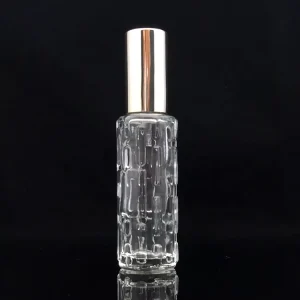 Empty Transparent 12ml Glass Roll on Perfume Bottle