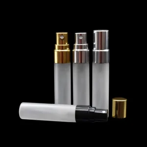 Empty Travel Size 2ml 3ml 5ml 10ml Round Glass Cosmetic Bottle Portable Clear Amber Glass Perfume Essential Oil Spray Bottle