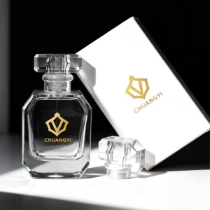 Empty Unique Designed Custom-made Luxury 30ml 50ml 100ml Square Perfume Glass Pump Sprayer Bottles with Boxs