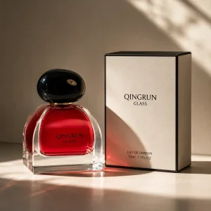 Environmental Perfume Bottle 50ml Custom High Quality Unique Luxury Empty Glass Perfume Bottle with Custom Box