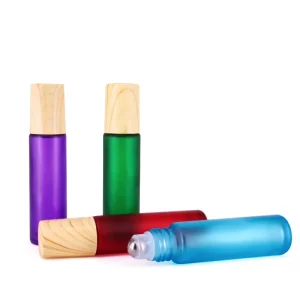 Essential Oil 10ml Roller Bottle Steel Ball Amber Roll on Perfume Bottle