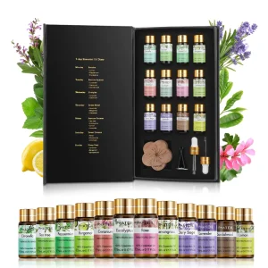 Essential Oil Gift Set 10 12 15 Pcs Pure Essential Oil Perfume Fragrance Oil for Aroma Diffuser Massage Candle