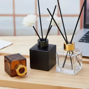 Extra Large 3000ml Diffuser Glass Bottle for Living Room Bedroom Long Lasting Scent Empty Bottle with Natural Reeds