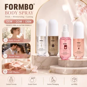 FORMBO High quality Long lasting Fragrance Body Spray Light and Refreshing Aromatherapy Multi purpose Perfume