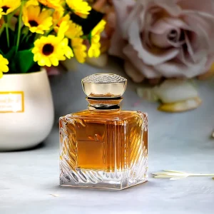 Factory 100ml Square Perfume Bottle with Box Packaging and Beautiful Cap Support Customized