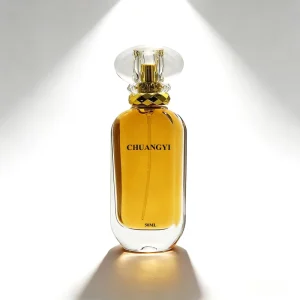 Factory Custom Empty Perfume Glass Bottle with Pump Sprayer 50ml100ml High Quality Luxury Round Perfume Glass Bottle