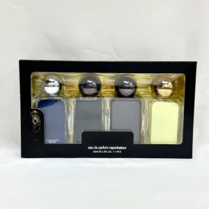 Factory High quality Four piece 30ml Set Unisex Long lasting Cool Spices Floral Body Spray Perfume Gift Set