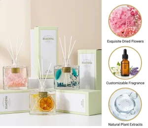 Factory Luxury Non Fire Rattan Aromatherapy Essential Oil Perfume for Hotel Room Odor Removal Fresh Air for Home Use