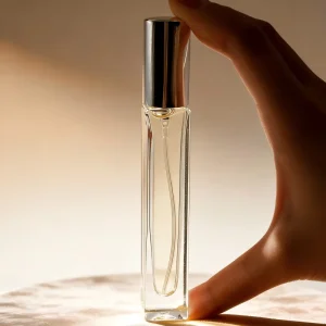 Factory Perfume Sample Bottles Mini Multi Capacity 10ml Spray Clear Square Glass Perfume Bottle with Sprayer Travel Box