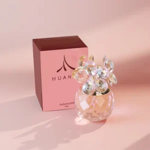 Fancy Empty 60Ml Crimp Top Perfume Bottle Velvet Perfume Bottle with Box