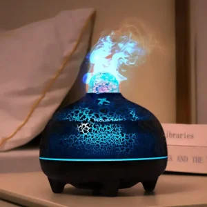 Flame Aromatherapy Machine Yoga Room Purifying Air Essential Oil Perfume Machine Portable Automatic Spray Humidifier