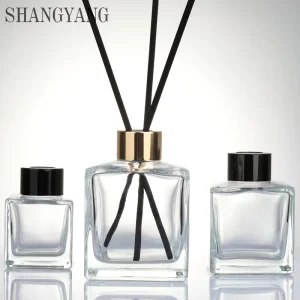 Flat Square Reed Diffuser 50ml 100ml 150ml 200ml 500ml 1L Empty Home Deco Fragrance Reed Diffuser Scented Diffuser Bottle