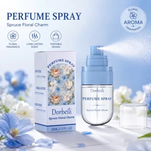 Floral Woody Long Lasting Perfume Spray Portable Mini Pocket Natural Body Mist for Women Daily Use Travel Gift Party
