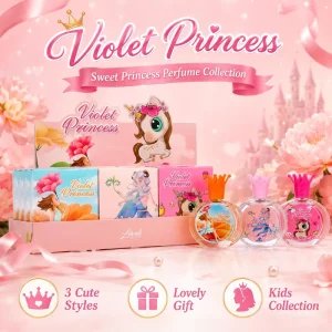 For Cute Appearance Animal Display Box Mixed Floral Sweet Sugar Breath 50ml Long lasting Spray Tube style Kid’s Perfume