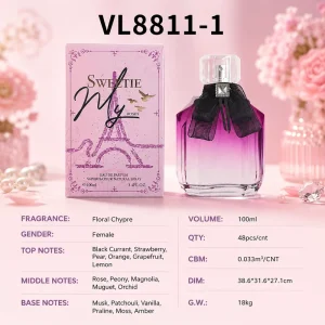 Foreign Trade Cross Border Paris Women’s Eau De Parfum Liquid Fresh Floral Scent Long Lasting Spray Customization