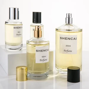 Fragrance Empty Crimp 30ml 50ml 100ml 250ml Cylinder Perfume Bottles with Pressurized Mist Atomizer