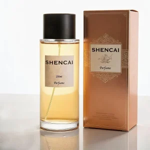 Fragrance Large Capacity 250ml Cylinder Clear Glass Empty Perfume Parfum Bottle Packaging with Crimp Pump Spray