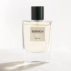 Fragrance Unique Flat Rectangle Transparent Men Fragrance Parfum Perfume 30ml 50ml Atomizer Spray Bottle with Cap