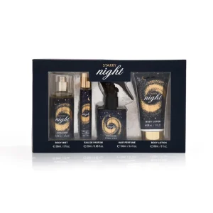 Fragrance Women’s Perfume Gift Set 4 Pieces Hair Perfume Starry Night