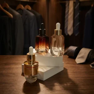Free Sample Clear Glass Dropper Bottle 1oz 30ml 50ml 60ml Empty Cosmetic Serum and Essential Oil Skincare Container