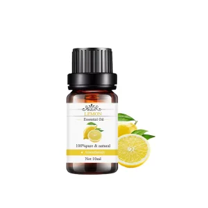 Free Sample Perfume Oil Lemon Oil 10ml 20ml 30ml Glass Bottle Pure Lemon Essential Oil for SPA Aromatherapy