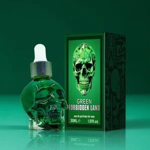 GREEN Skull Shape Perfume for Men Long Lasting Men’s Cologne Fresh Male Fragrance Eau De Sandalwood