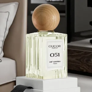 GUCOR 051 100ml Eau De Toilette Spray Floral Woody Clean Warm Unisex Perfume Natural Plant Extraction for Men and Women