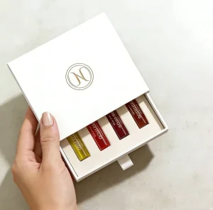 Gift Luxury Packaging Set Vials Sample Perfume Tester Box Perfume Samples Fragrance Essential Oil UV Gel Bottles Packaging