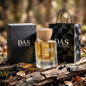 Gift Set 50ml Perfume Bottle with Box and Shopping Bag