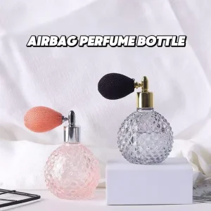 Glass Air Bag Aromatherapy Spray with Screw Cap 150ml Capacity Squeezed Activated Home Fragrance Screen Printing