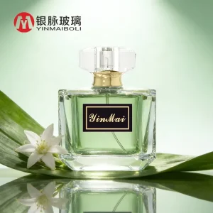 Glass Bottle for 100ml Perfume Spray Bottle Refillable Square Perfume Bottle