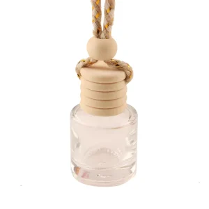 Glass Car Air Freshener Perfume Diffuser Bottle with Different Scents Essential Oil Aromatherapy Fragrance Pendant