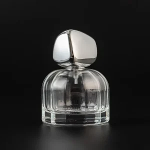 Glass Perfume 50ml Empty Bottle with Unique Lid