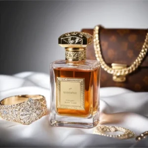 Glass Perfume Bottle 30ml with Hot Stamping Custom Design
