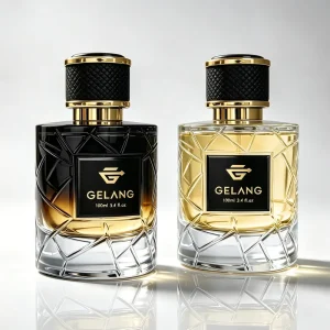 Glass Perfume Bottles 50ml Luxury Cylinder Empty Perfume Bottle