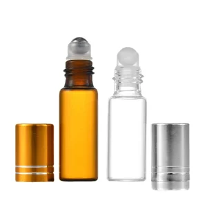 Glass Roller for Sampler Vial 1ml 2ml 3ml 5ml Essential Oil Perfume Bottles with Roll on Sealing Type and Reed Diffuser