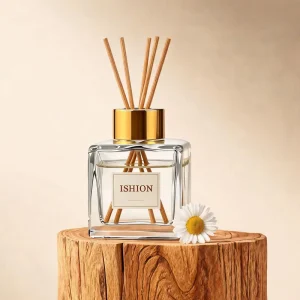 Good Selling Bulk Custom Diffuser Bottle Fancy 50ml 100ml 150ml 200ml Empty Clear Square Glass Diffuser Bottle