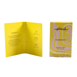 Gradient Full Color Print Tuck Box Custom Logo for Gender Neutral Unisex Eau De Parfum Fragrance Packaging