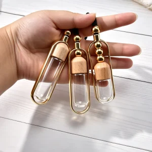 Hanging Car Air Freshener Glass Bottle 5ml 10ml Empty Clear Essential Diffuser Oil Aromatherapy Fragrance Perfume Pendant Vials